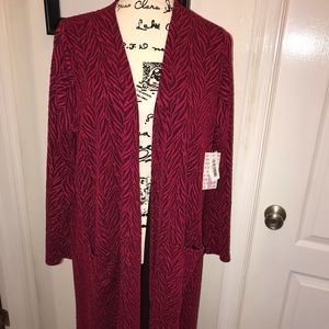 Lularoe Sarah, beautiful rich burgundy color